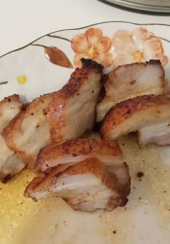 pork belly slices