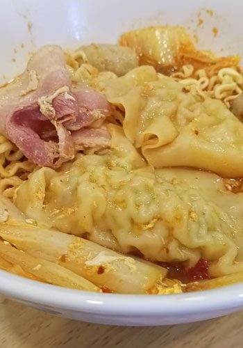 noodles dumplings