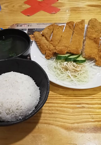 japanese chicken chop rice