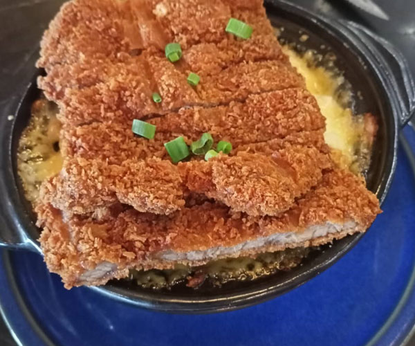 fried chicken cheese rice