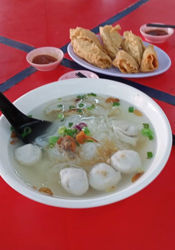 fishball kwei teow